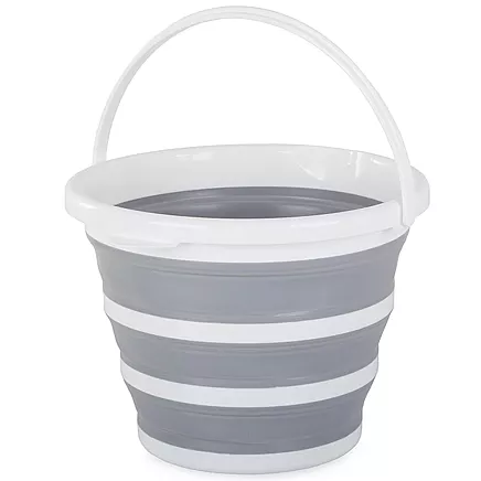 Silicone bucket folding reinforced 10l