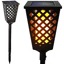 Dārza LED Lampa Laterna Apgaismojums ar Saules Bateriju un Krēslas Sensoru, IP65