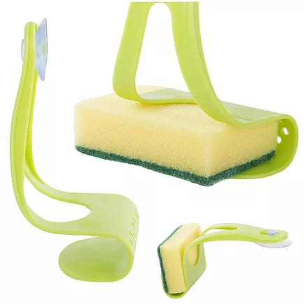 Kitchen sponge organiser hanging bracket