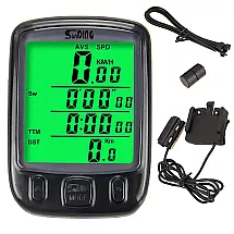 Waterproof bike counter lcd speedometer