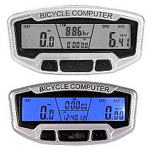 Velosipēda Riteņa Ūdensizturīgs Skaitītājs LCD Spidometrs Ātruma Mērītājs (28...