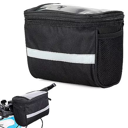 Handlebar pannier large bicycle bag