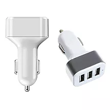 Automašīnas piepīpētāja ligzdas telefona lādētājs 3X USB 3.1A