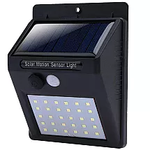Dārza Apgaismojums Nakts Lampa ar Saules Bateriju Akumulatoru un Kustības Sensoru 30 LED SMD...