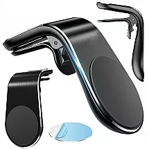 Magnētisks Auto Turētājs Ventilācijas Restēs, Melns