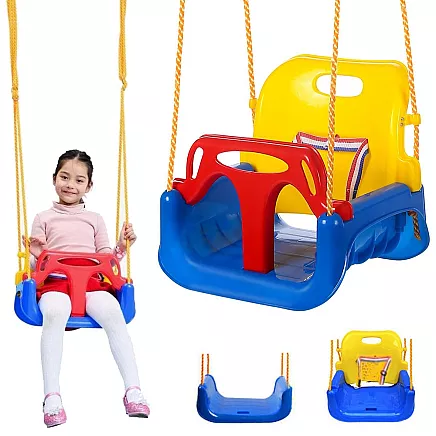 Bērnu dārza šūpoles 3-vienā