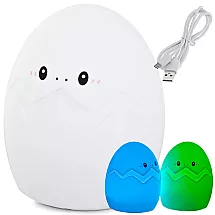 Bērnu Silikona Nakts LED RGB Gaisma Lampa, Ola