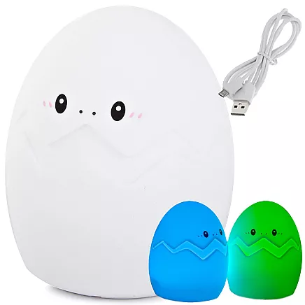 Childrens night light led egg rgb touch usb