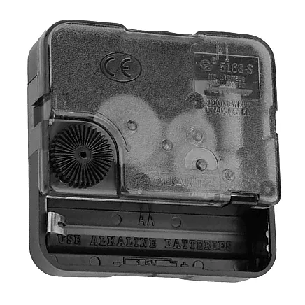 Klusa kvarca sienas pulksteņa mehānisms