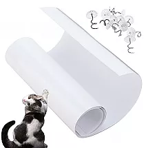 Mēbeļu aizsargplēve pret kaķu skrāpējumiem, 2 gab., caurspīdīga