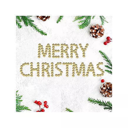 Ziemassvētku Eglīšu Rotājums, Virtene, Zelta Ķēde, Krelles, 5 m