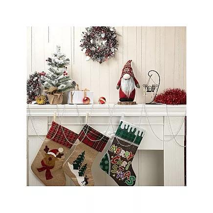 Ziemassvētku Eglīšu Rotājums, Virtene, Sudraba Ķēde, Krelles, 5 m