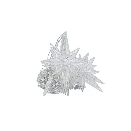 Ziemassvētku Gaismas Virtene, Aizkars, Zvaigznes, 138 LED, RGB