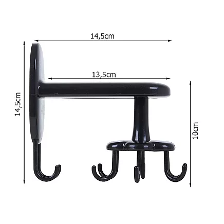 Kitchen hanger rotary utensil holder hook