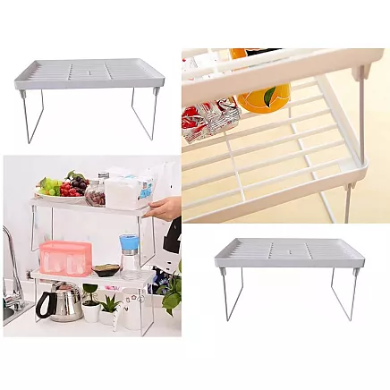 Moduļu plaukts organizators virtuvei un vannas istabai