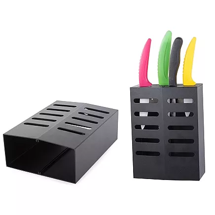 Knife rack kitchen organiser knife drainer