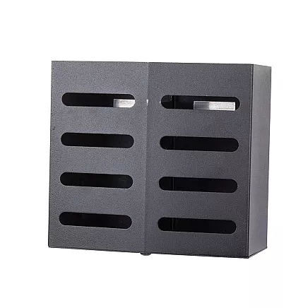 Wall-mounted cutlery organiser drainer