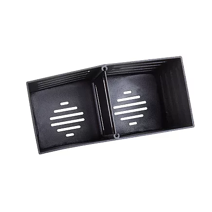 Wall-mounted cutlery organiser drainer