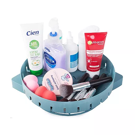 Bathroom swivel shelf kitchen organiser