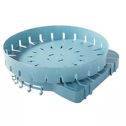 Bathroom swivel shelf kitchen organiser