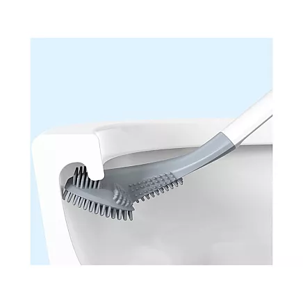 Силиконовая щетка для унитаза с крючком