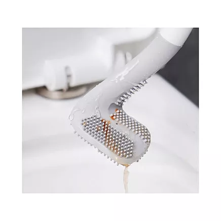 Силиконовая щетка для унитаза с крючком