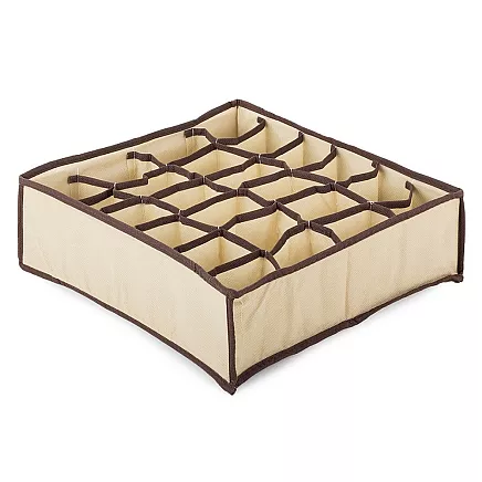 Underwear organiser socks drawer beige 24
