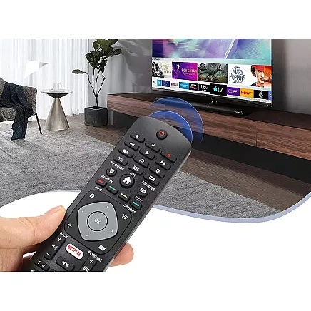 Universāla tālvadības pults Philips Smart TV 4K UHD, melna