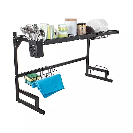 Dishwasher large drainer cutlery plates