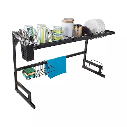 Dishwasher large drainer cutlery plates