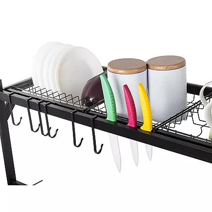 Dishwasher large drainer cutlery plates