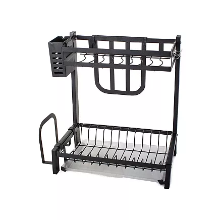 Double-decker dishwasher drainer