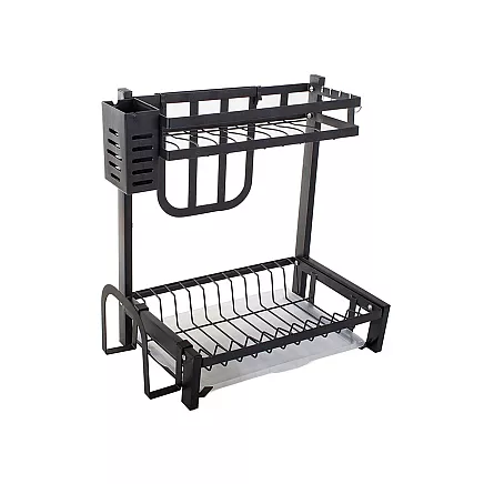 Double-decker dishwasher drainer