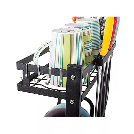 Double-decker dishwasher drainer