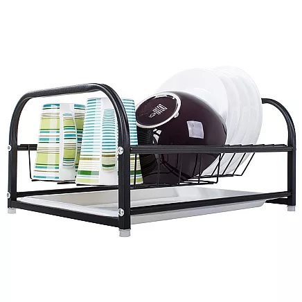 Dish drainer stand mixer metal tray