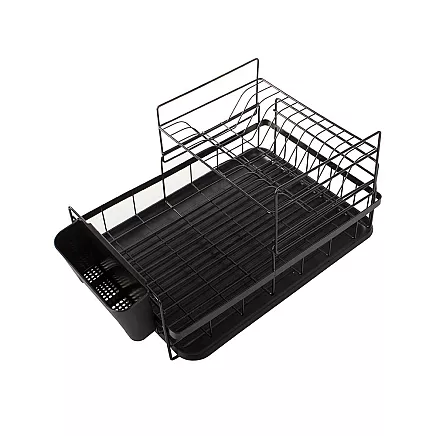 Double-deck drainer with tray