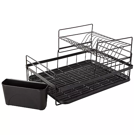 Double-deck drainer with tray