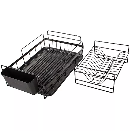 Double-deck drainer with tray