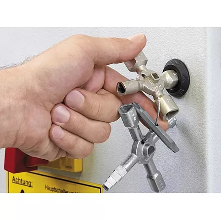 Universāla atslēga elektrības skapjiem 10 vienā