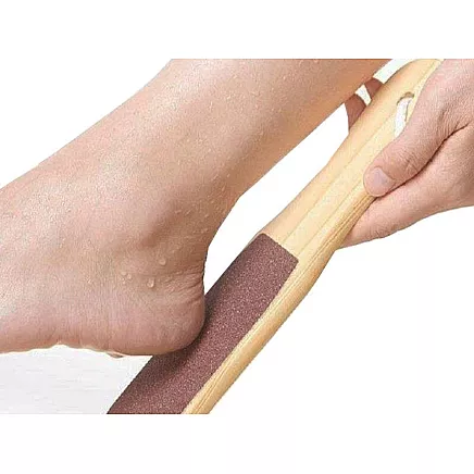 Divpusēja Koka Pēdu Vīle Skrubis Pedikīra Rīks