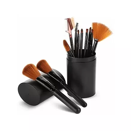 Set of professional make-up brushes 12 pieces