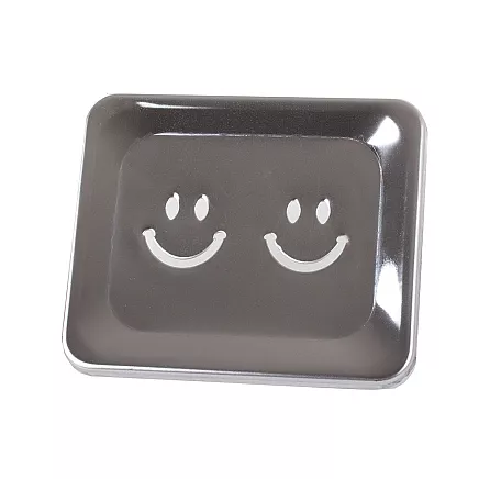 Metal soap dish bathroom shelf