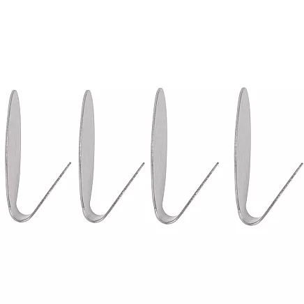 Steel self-adhesive hooks 4 pcs