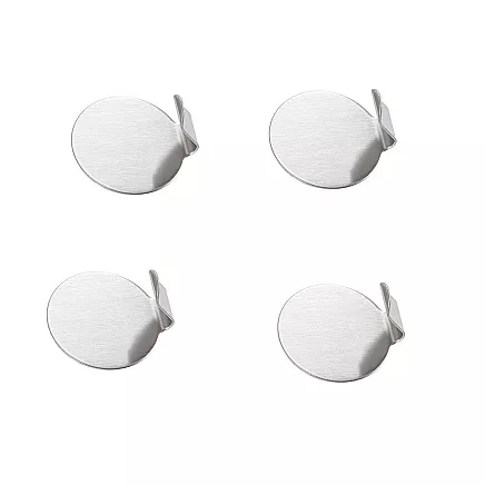 Steel self-adhesive hooks 4 pcs