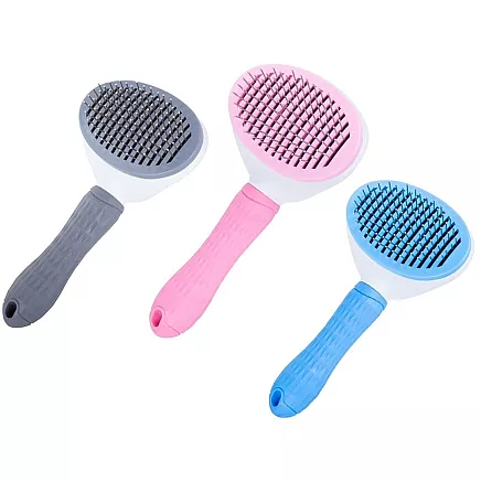 Pašattīroša suka suņiem un kaķiem spalvas izķemmēšanai