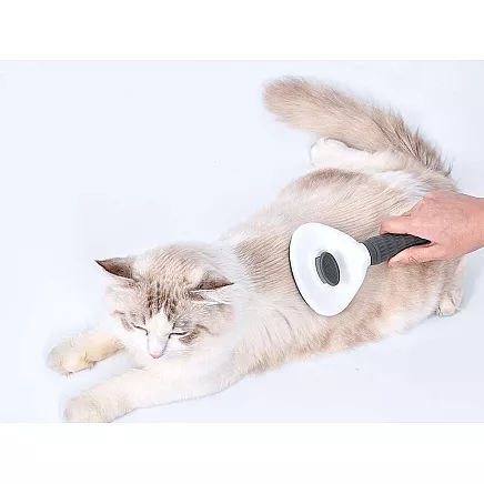 Pašattīroša suka suņiem un kaķiem spalvas izķemmēšanai