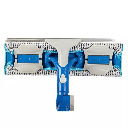 Window washer with telescopic wiper