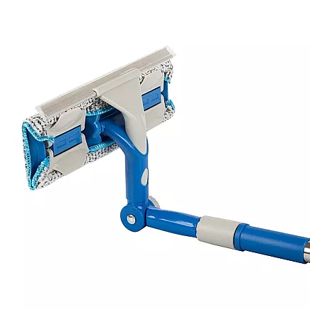 Window washer with telescopic wiper