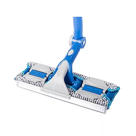 Window washer with telescopic wiper