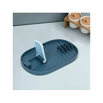 Kitchen spoon drainer pad